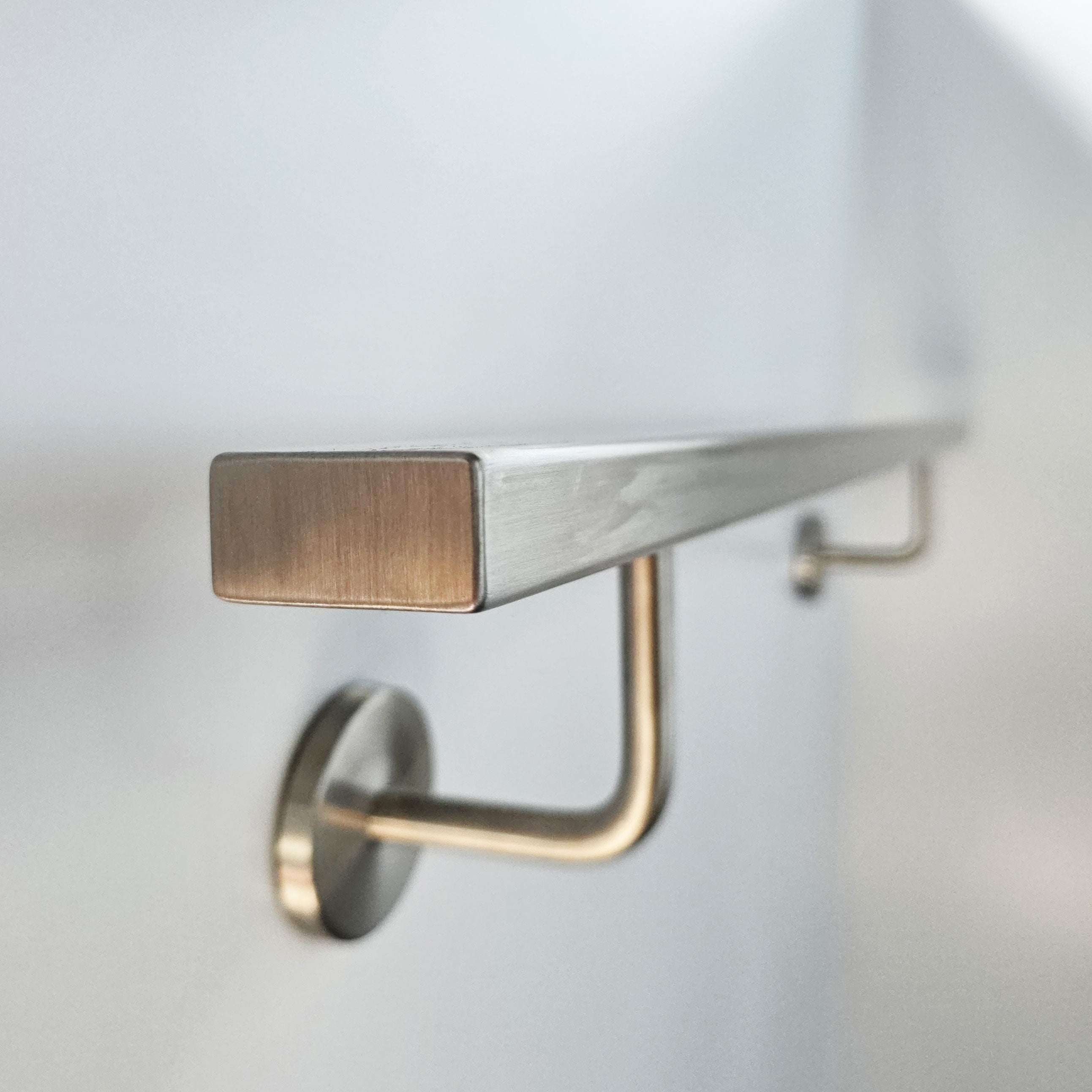 Stainless Steel Rectangle 40mm × 20mm Handrail