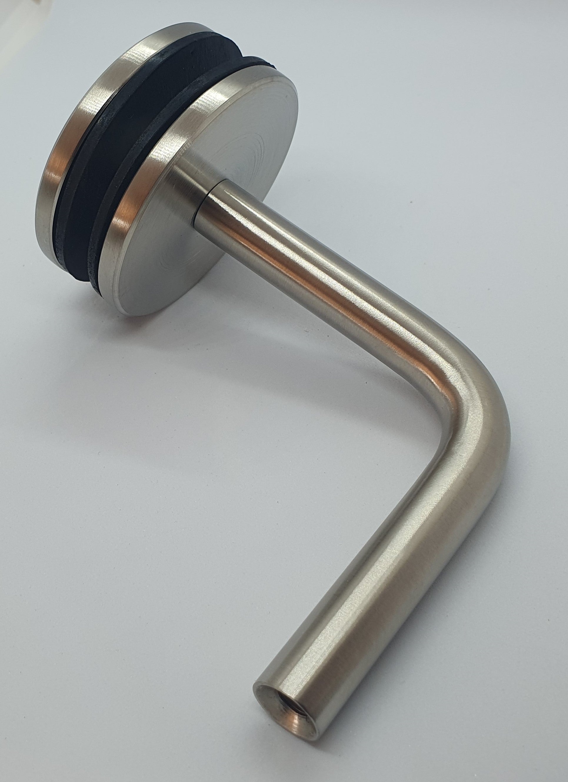 Handrail Bracket - Glass Satin M6