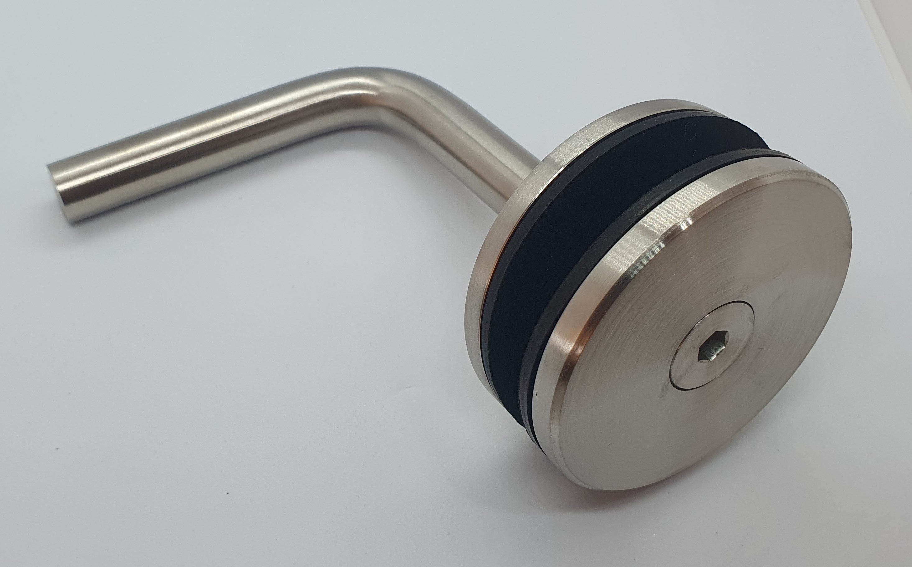 Handrail Bracket - Glass Satin weld on
