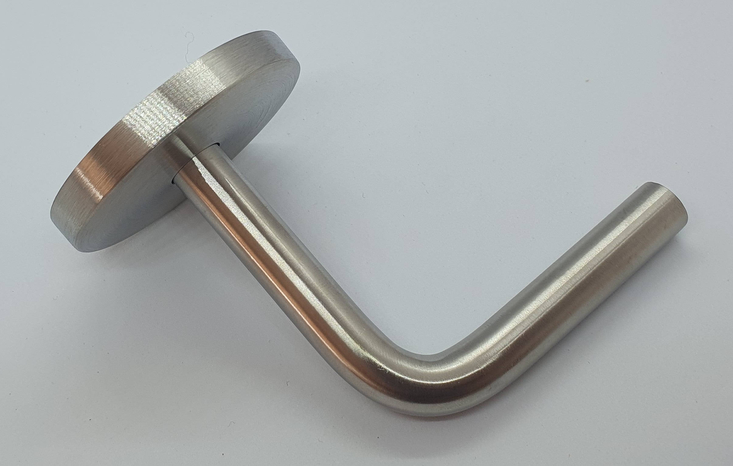 Handrail Bracket with Cover Plate - Satin - M6 THREAD